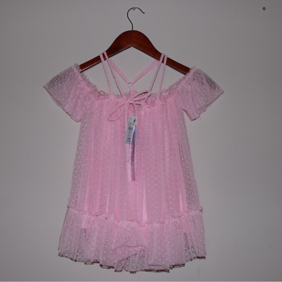 Little Mass Toddler Girl 2T Pink Dot Dress NWT Princess Fairy Dress - Picture 3 of 5